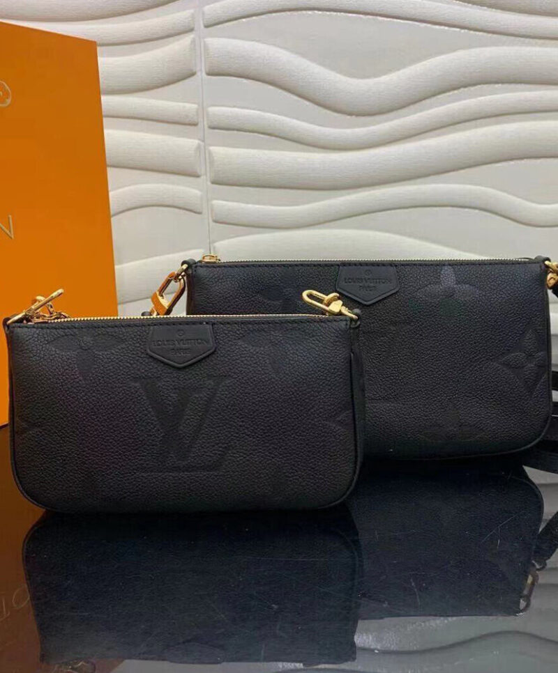 Louis Vuitton Multi Pochette Accessoires M80399 Black